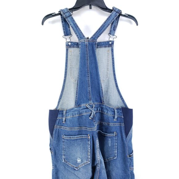 Indigo Blue Maternity Overalls Women's Size XS - Picture 5 of 10